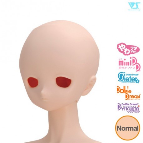 VOLKS DD Dollfie Dream Doll DDH-03 Eye Hole Open Soft Cover ver. Semi-White Head Color Cabeza