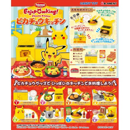 Pikachu Enjoy Cooking Re Ment Rement Miniature Blind Box Dolls Moe