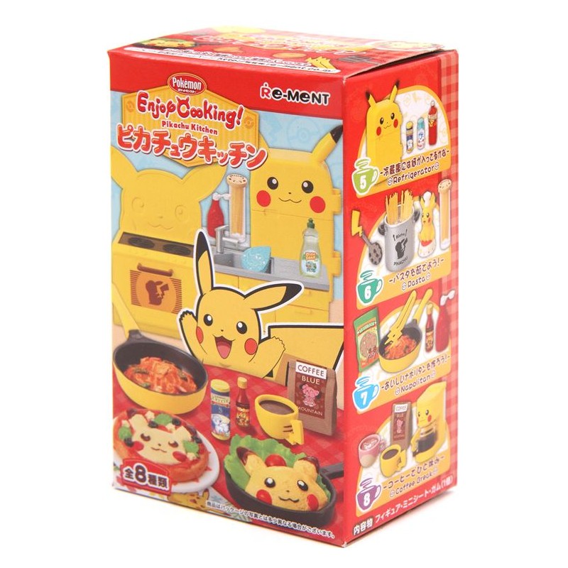 Pikachu Enjoy Cooking Re-Ment Rement Miniatur-Blind Schachtel 
