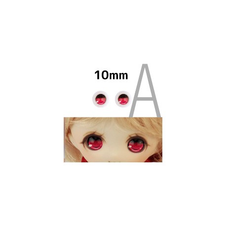 【doll eyes】Anime Basic Eyes Iris A 10mm purple