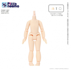 Picco Neemo 1/12 D Hands Girl White Cuerpo Body
