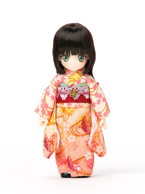 Obitsu 11cm series『 Mion 』Doll 1st obi color [Uguisuiro] - Dolls.moe