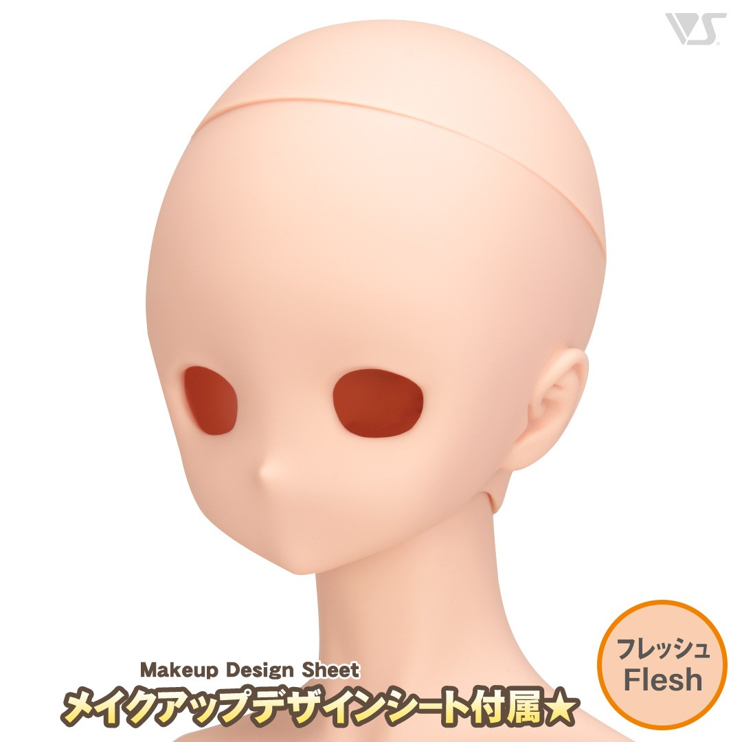 VOLKS DD Dollfie Dream Doll DDH-27 Eye Hole Open Soft Cover ver. Normal  Head Color Cabeza - Dolls.moe