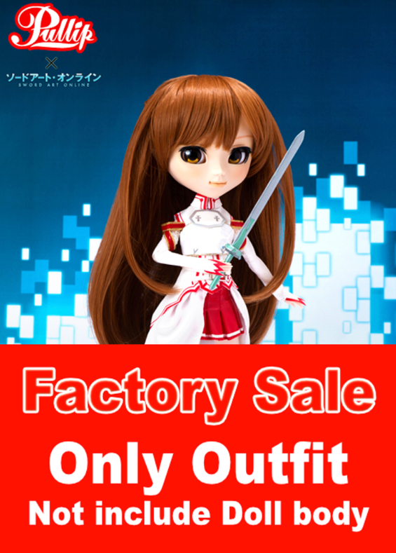 Pullip Asuna Sword Art Online OUTFIT ONLY Doll Clothing Dress Dolls.moe