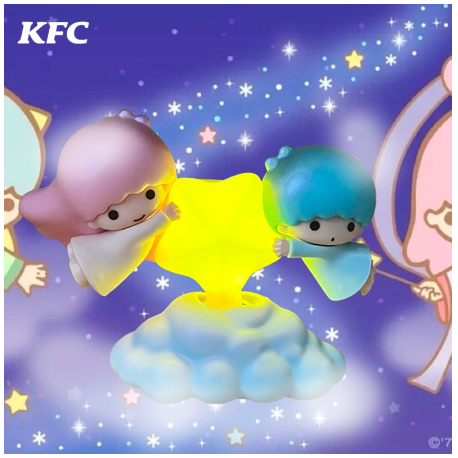 Re-Ment Sanrio KFC China Little Twin Stars Light